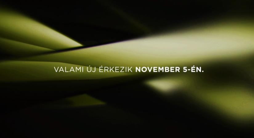Valami új érkezik november 5-én. (Egy vékony Motorola)