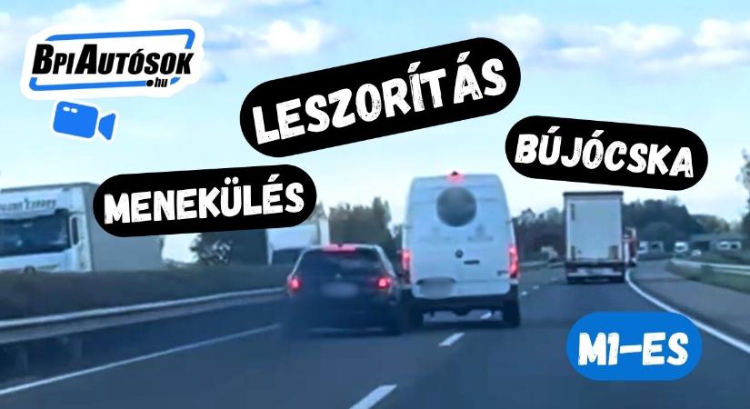 Szándékos leszorítás, bújócska, majd menekülés a határ felé