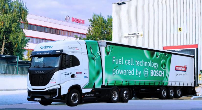 Saját fejlesztésű hidrogénkamionnal zöldít a Bosch