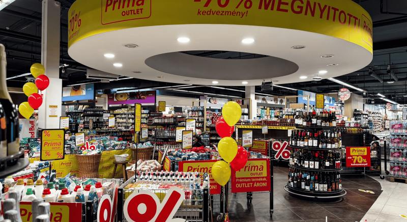 Príma Outlet élelmiszer-outlet – Az első 100 nap, akár 70% kedvezmény – és 16,6 tonna megmentett élelmiszer