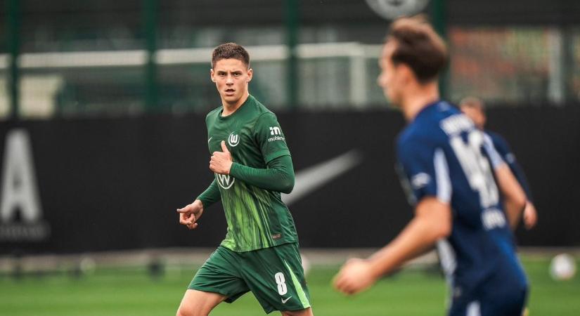 Pályára lépett a bajai Mándity Márkó a Wolfsburgban