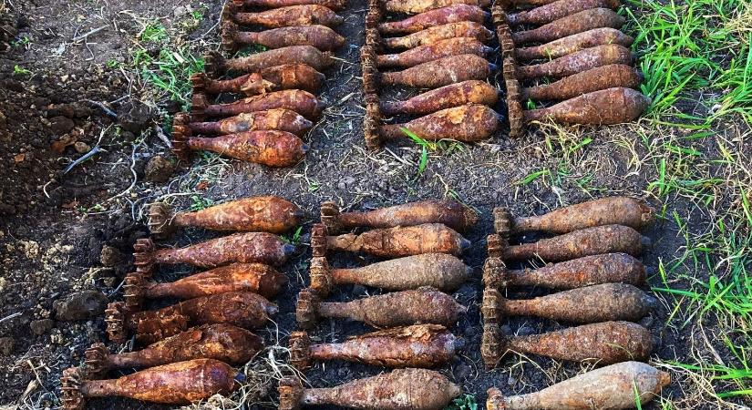 Második világháborúból megmaradt gránátokat találtak Tatabánya környékén