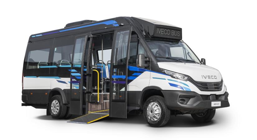 Bemutatkozott az új, alacsony belépésű Iveco minibusz Brüsszelben