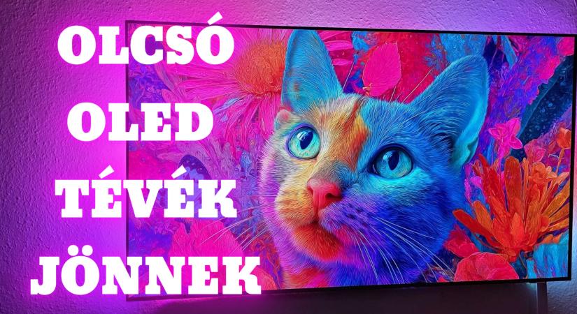 Jönnek a minden korábbinál olcsóbb OLED tévék