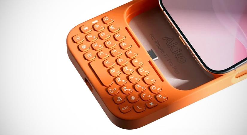 Rendkívül átgondolt, BlackBerry-stílusú billentyűzetes tok született iPhone-ra