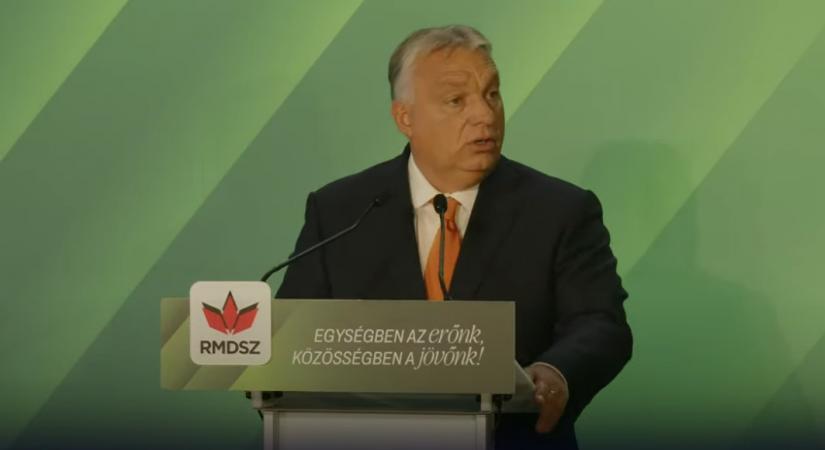 Orbán Viktor azért kezdte erdélyi beszédét Krasznahorkai Nobel-díjával, hogy a románok is megértsék, miért olyan erősen patrióták a magyarok