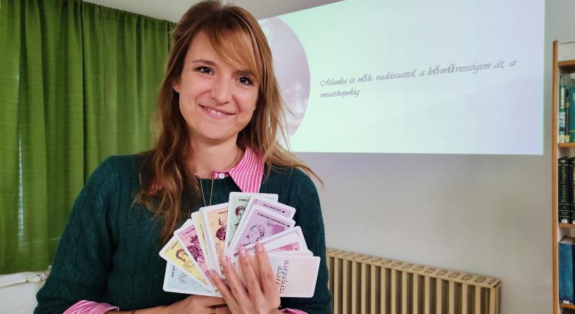MeNŐK néven készített kártyajátékot Budai Lotti, a női történelmi regények szerzője