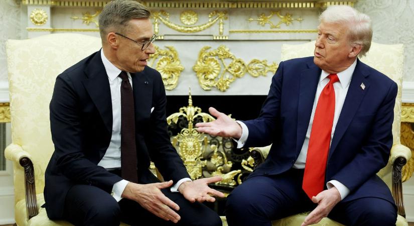 Trump és Stubb az orosz–ukrán háború lezárásáról is tárgyalt Washingtonban