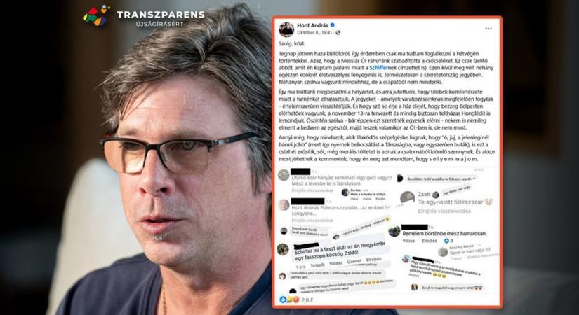 Hont András esete a Szeretetországgal: egyre agresszívabbá válik az eltörléskultúra