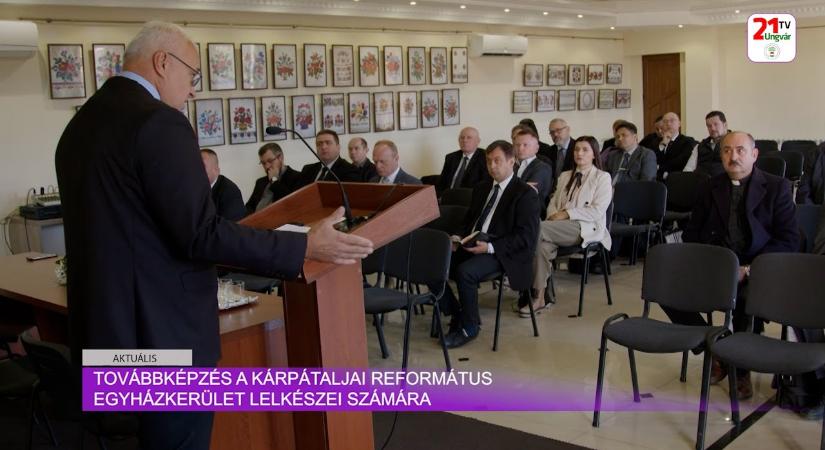Aktuális (2025.10.10) Továbbképzés a Kárpátaljai Református Egyházkerület lelkészei számára (videó)
