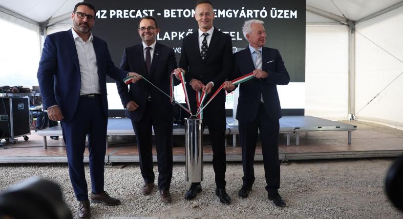 Hazánk egyik legmodernebb üzeme épül Dunavecsén magyar-szerb együttműködéssel – fotók