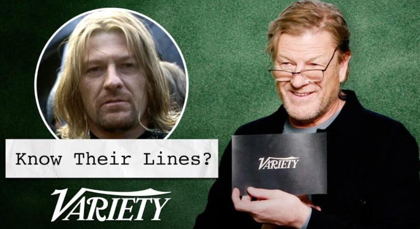 Sean Bean egyáltalán nem emlékszik az elmondott szövegeire, de legalább túléli a videót