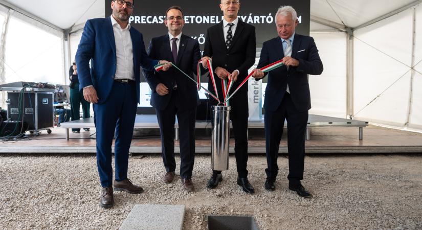 Nagyszabású ipari fejlesztés Dunavecsén - új betonelemgyártó üzem épül