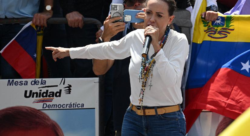 Donald Trumpnak ajánlotta friss Nobel-békedíját María Corina Machado