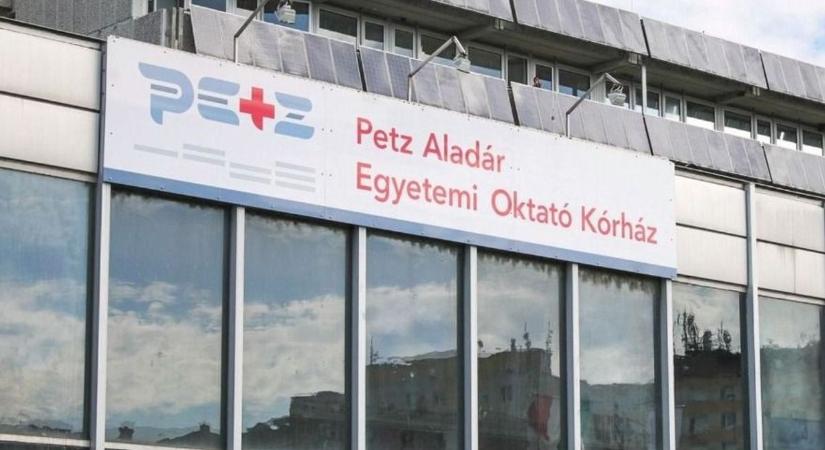 Gabriella a frontvonalban teljesít szolgálatot a Petz-kórházban - fotó