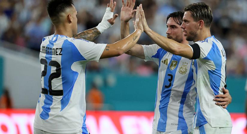 Felkészülés: Messi nélkül is legyőzte Venezuelát a vb-címvédő argentin válogatott – videóval