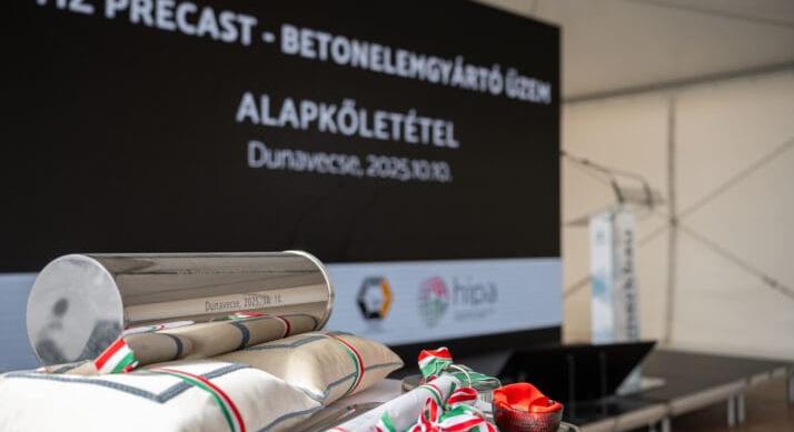 Tízmilliárdos gyár épül Dunavecsén – Napenergiával működő vasbetonüzemet épít az MZ Precast