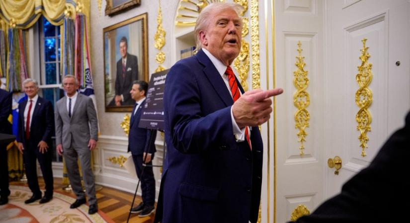 További száz százalékos vámot vet ki Trump a kínai árukra