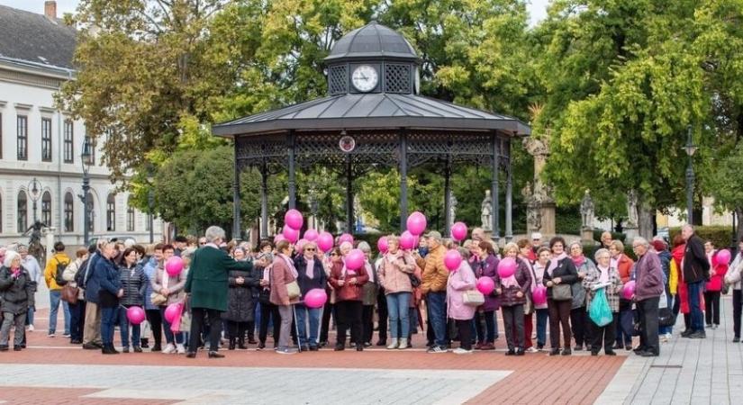 Rózsaszín séta a figyelemért és az összefogásért Kanizsán