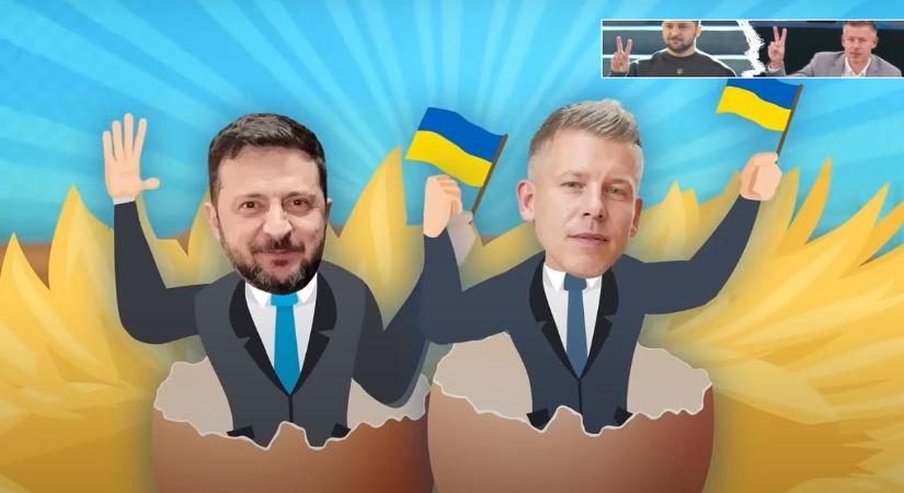Orbán Viktor: Tiszafon. Ukrajnában készült. Forgalmazza: Magyar Péter