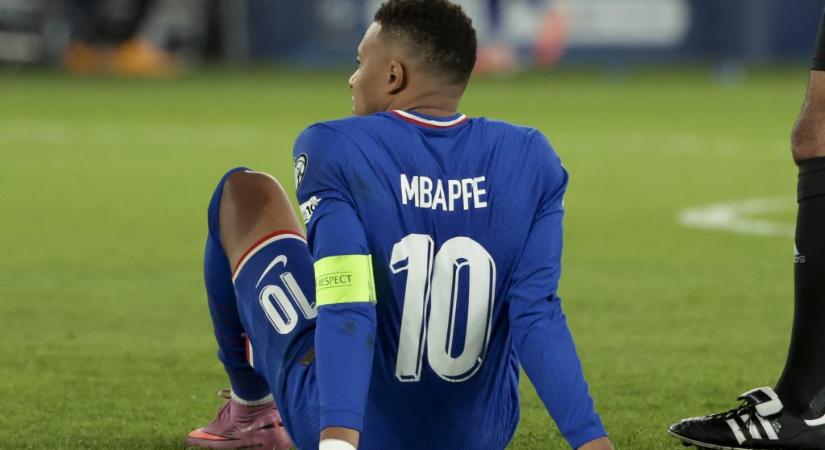 Kylian Mbappé megsérült a francia válogatottban
