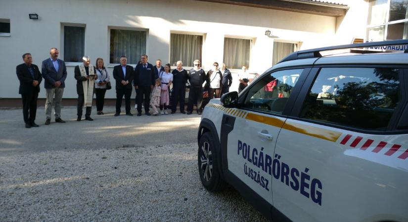 Népszerű az újszászi polgárőrség legifjabb tagja, máris szolgálatba állt – galériával