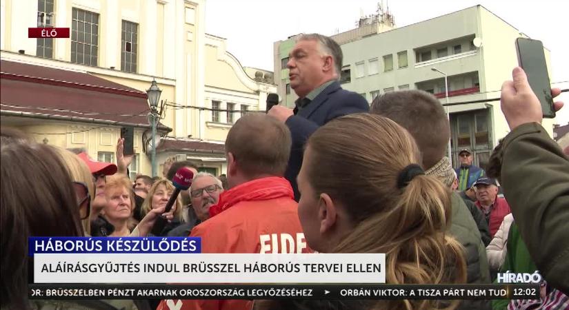 A magyarok ereje Brüsszel ellen: A kormány aláírásgyűjtéssel védi meg a békét a háborús tervektől