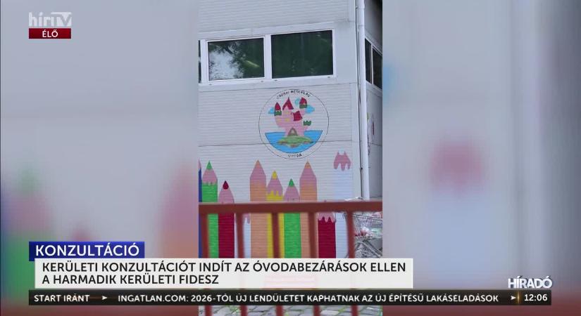 Kerületi konzultációt indítanak az óvodabezárások ellen  videó