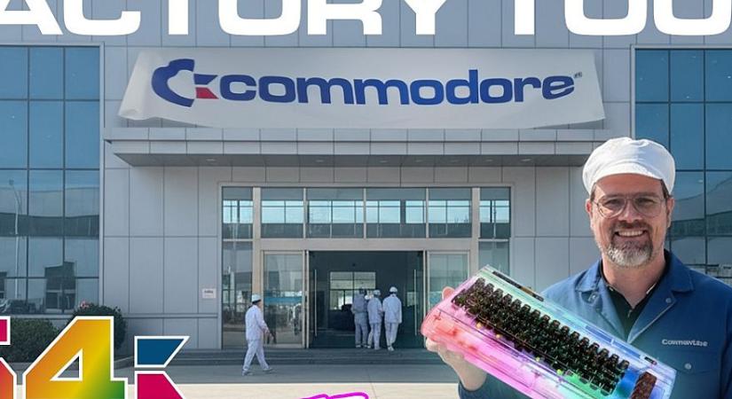 Videó mutatja be, hogy hol és hogyan gyártják az új Commodore 64 Ultimate számítógépeket