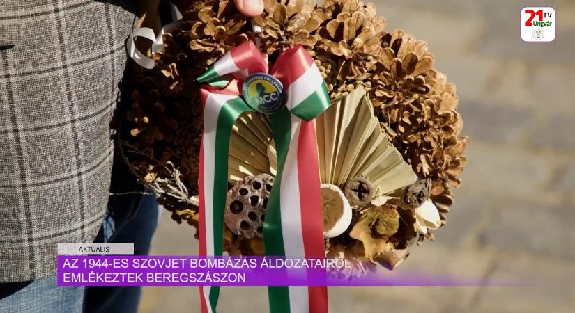 Aktuális (2025.10.11) - Az 1944-es szovjet bombázás áldozatairól emlékeztek Beregszászon (videó)