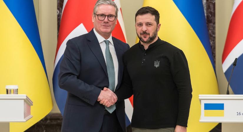 A zárolt orosz vagyoneszközökről tárgyalt a brit kormányfő az ukrán elnökkel