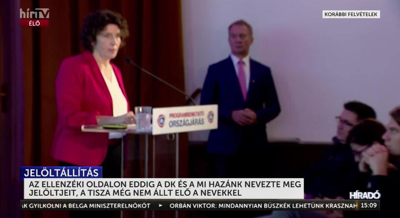Az ellenzéki oldalon eddig a DK és a Mi Hazánk nevezte meg a jelöltjeiket  videó