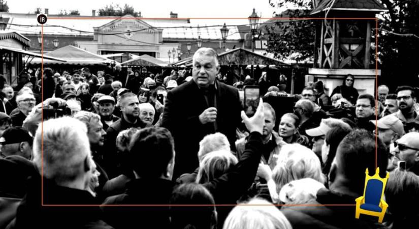 Orbán Viktor karjára vette sámliját, keze ügyébe helyezte aláíró pennáját és rajtaütött (?) a piacozókon