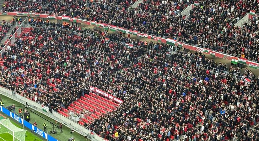 Magyarország–Örményország: döbbenet! A magyar tábor üres széksoraival, teljes csöndben kezdődött a vb-selejtező