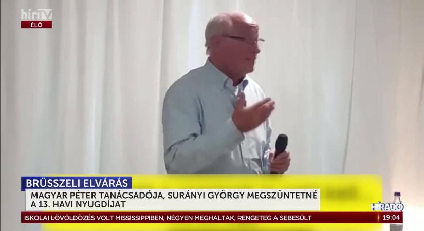Magyar Péter tanácsadója megszüntetné a 13 havi nyugdíjat  videó