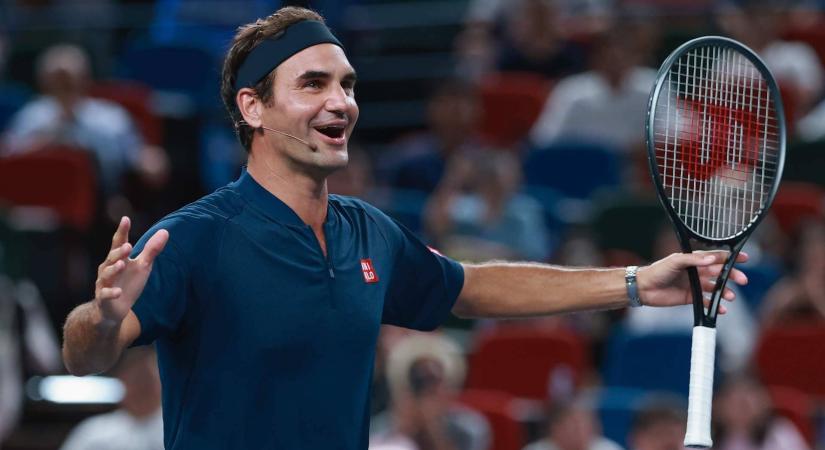 Roger Federer ütőt ragadott és ismét lenyűgözte a teniszvilágot