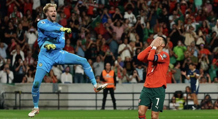 Vb-selejtezők: Ronaldo 11-esét kirúgták, a portugálok csak a 91. percben nyertek az írek ellen; Haaland is megidézte Vécseit - videók