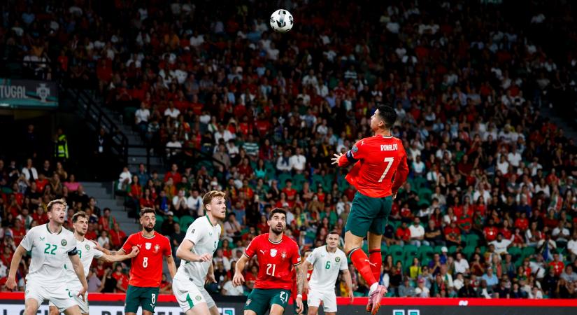 Portugália a hajrában menekült meg Írország ellen