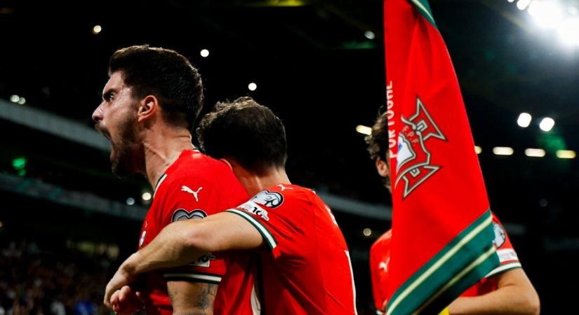 Portugália–Írország: Diogo Jota ereje segítette Ronaldóékat a győzelemhez
