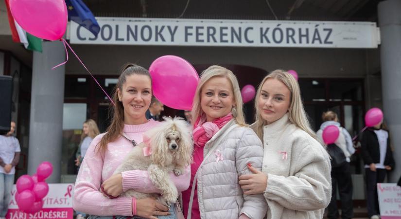 Összefogás a nők egészségéért: figyelemfelhívó séta Veszprémben ( videó)