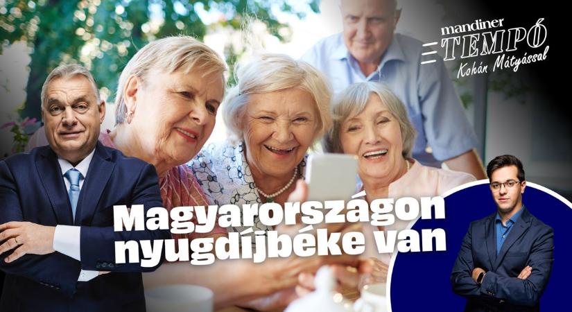 Nyugaton nyugdíjharc, Magyarországon nyugdíjbéke van – TEMPÓ Kohán Mátyással (VIDEÓ!)