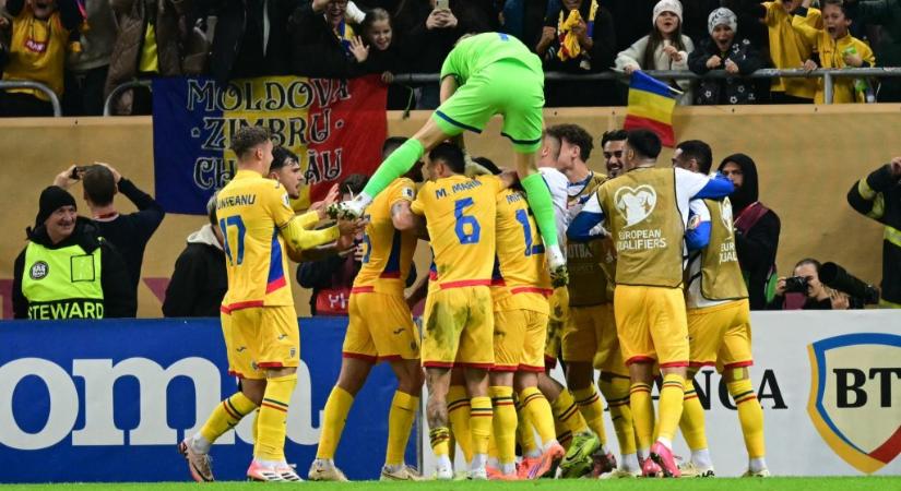 A románok 905. perces góllal tartották életben a vb-álmukat