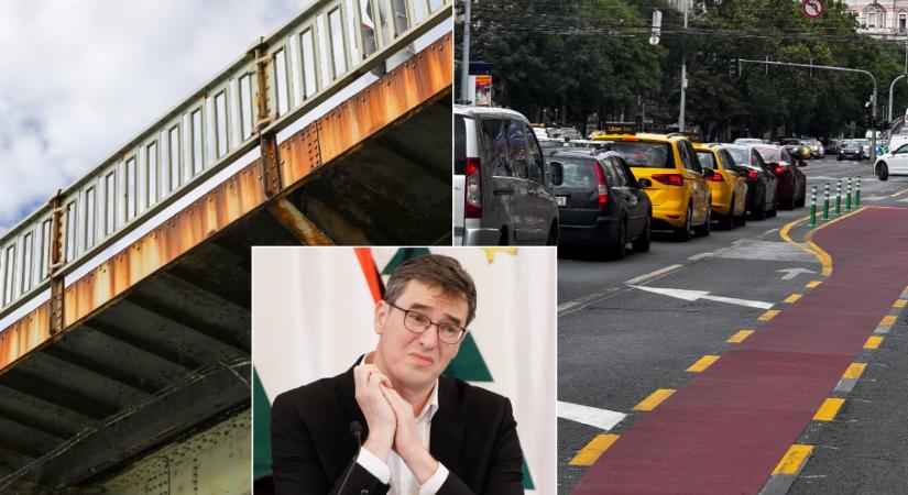Borzalmas állapotban a Petőfi híd, mégsem újítják fel