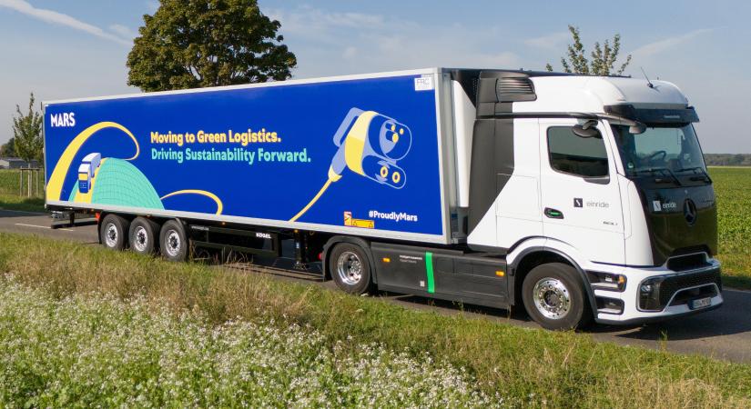 6 db új eActros 600 nyerges vontatóval bővíti európai flottáját az élelmiszeripari óriás