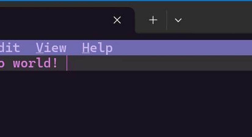 Megjött a Windows-ba az Edit, az új parancssori szerkesztőprogram