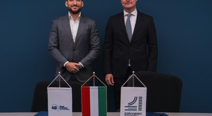 Együttműködik a 4iG Űr és Védelmi Zrt. és a Széchenyi István Egyetem