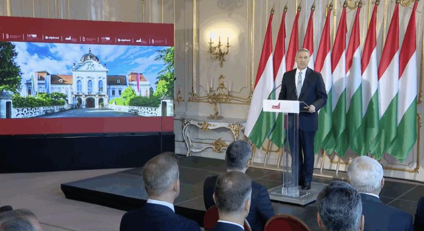 Lázár János: 40 milliárd forintból újul meg a gödöllői Grassalkovich-kastély