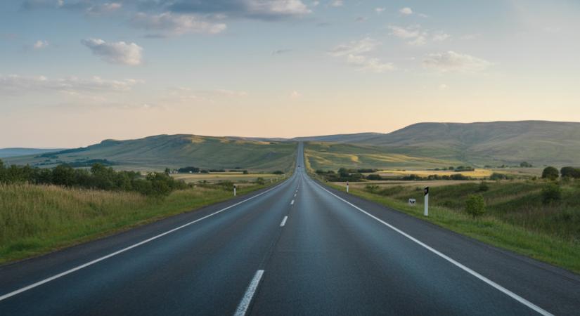 Útmunkálatok, baleset, áll a forgalom az M1-esen