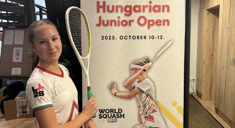 Egri Squash SE: Kun Krisztina „erős” ezüstöt szerzett a Hungarian Open-en