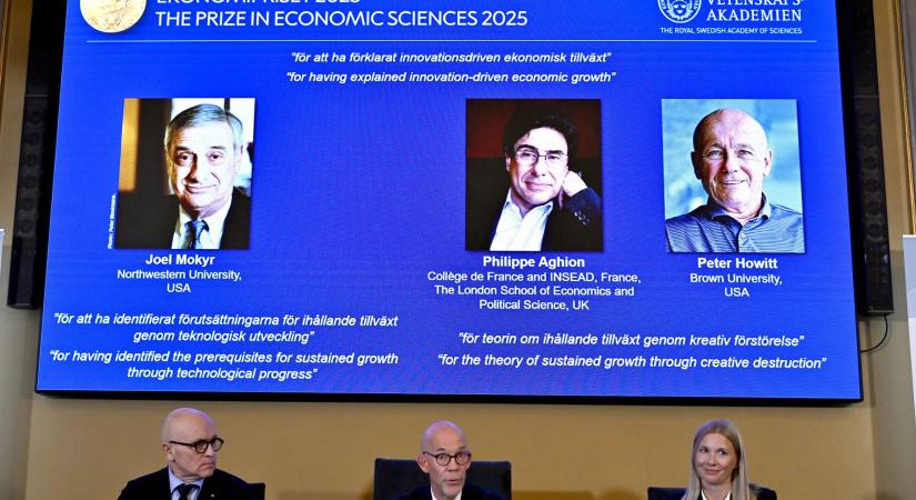 Az innovációvezértelt növekedésért és a „kreatív rombolás”-ért járt idén a közgazdasági Nobel-díj